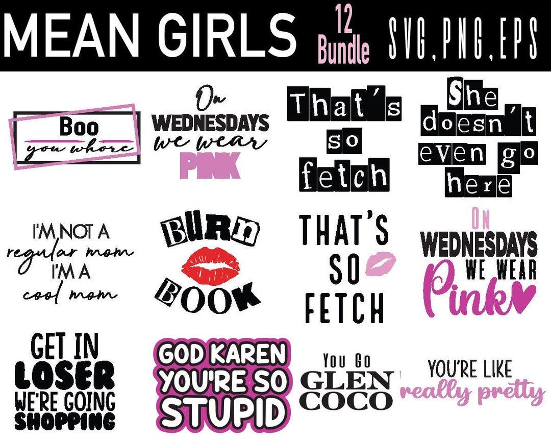 Burn Book SVG Burn Book Digital Mean Girls Quotes Burn Book -  Portugal