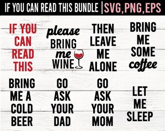 Funny Slogan SVG Bundle: Wine, Coffee, Gaming (Digital Download)