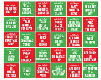 Christmas Shirt Sayings SVG: Most Likely To (Digital Download)