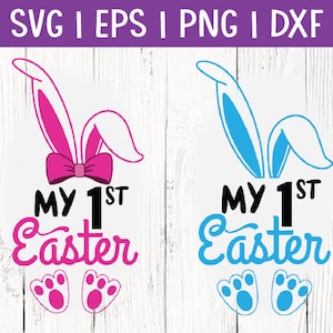 My 1st Easter svg, png, eps, dxf | Ostern digitale Schnittdateien | Ostersvg | Ostershirt Sprüche | Osterbaby svg, png, eps, dxf