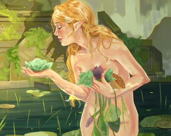 Breath of the Wild Zelda-print A4 8 x 11 BOTW