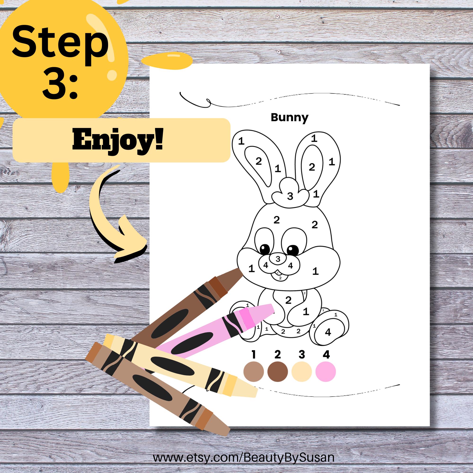 Summer Color by Number: 31 Fun Coloring Pages (digital Download) - Etsy ...