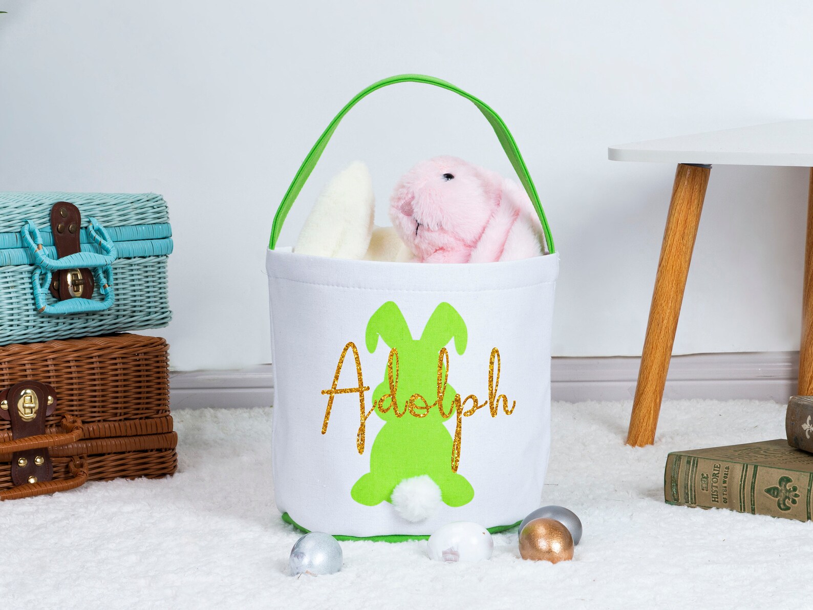 Custom Easter Basket Easter Basket Personalized Easter Etsy