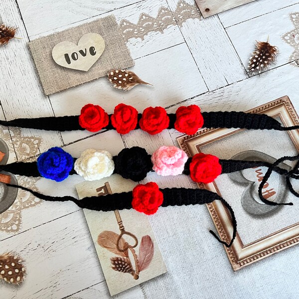 Headbands et bracelet the rose