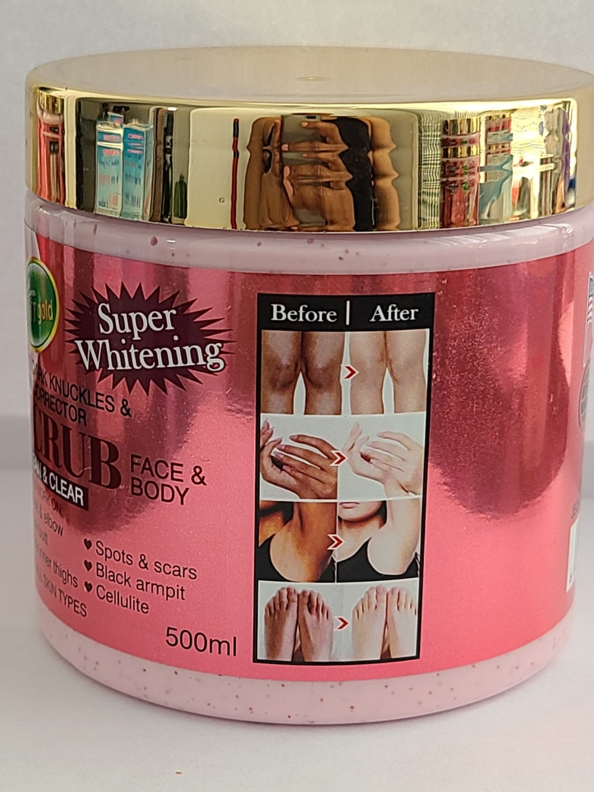 VEET GOLD SCRUB Super Whitening Dark Knuckles & Skin Etsy