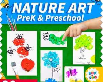 Nature Art Projects • Preschool Spring Activities (PDF Download)