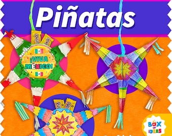 Pinata Craft for Kids • Hispanic Heritage Decor • Traditional Mexican Classroom Decoration • Make your Own Pinata • Hispanic Kids Activity
