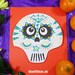 DIY Day of the Dead Mask • DIY Dia De Los Muertos Decor Ornament ...