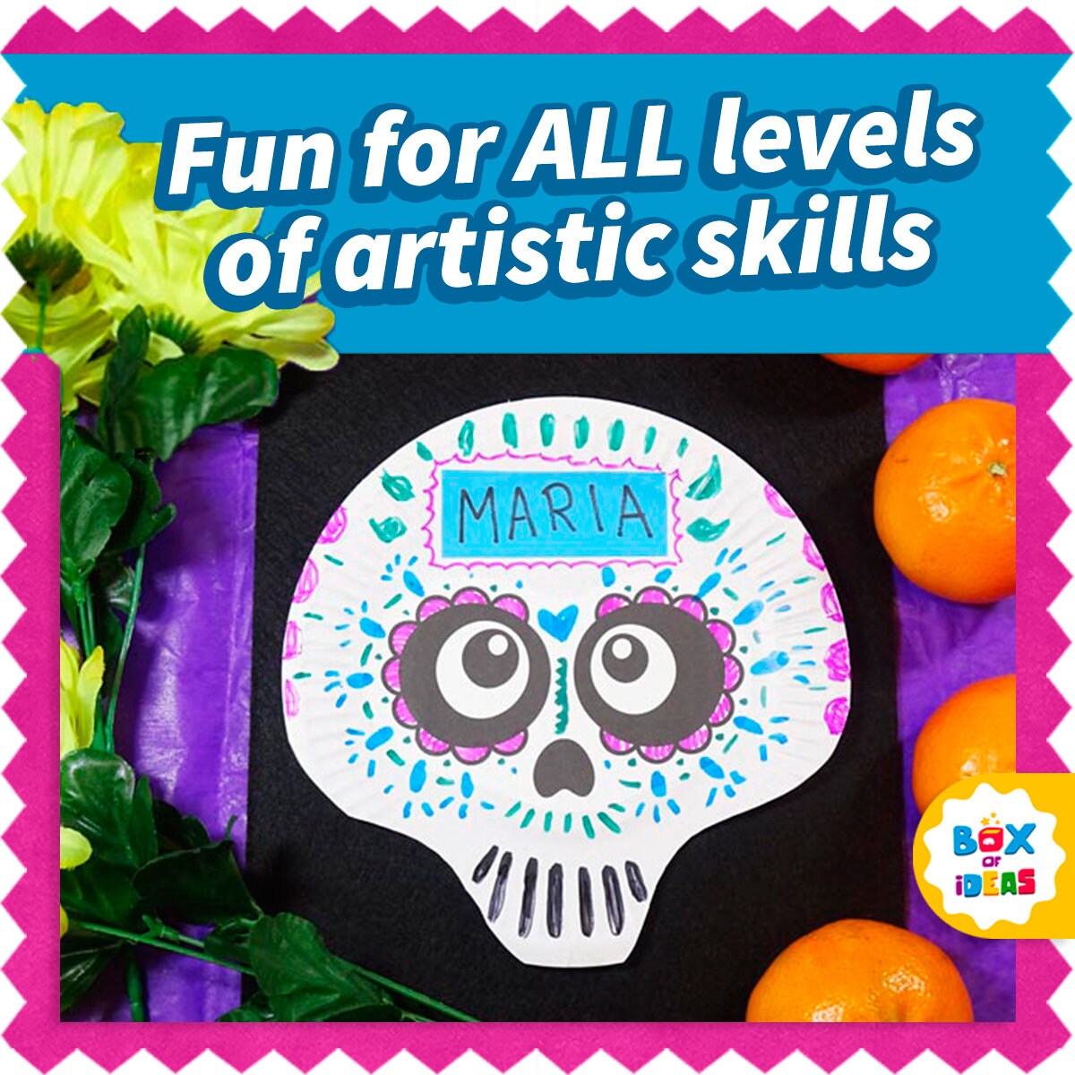DIY Day of the Dead Mask DIY Dia De Los Muertos Decor - Etsy