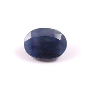 12 Cts 15.6X11.5X7.2mm Natural Sapphire For Engagement Ring for Her Blue Sapphire Jewelry September Birthstone Gift Healing Crystal Sapphire