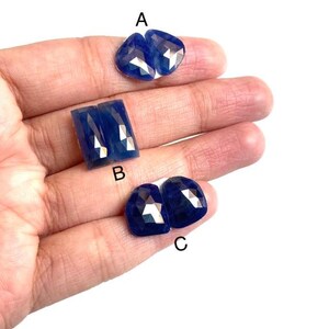25 cts loser natürlicher Saphir für Verlobungsring für sie blauer Saphir Schmuck September Birthstone Geschenk Healing Crystal Sapphire