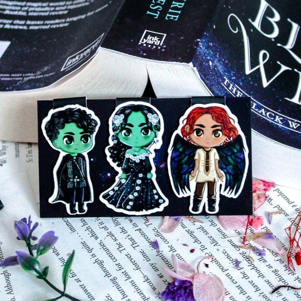 The Black Witch - Elloren Gardner, Yvan Guriel & Lukas Grey Magnetic Bookmarks