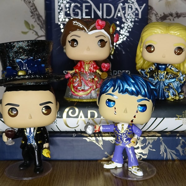 Caraval - Legend, Jacks, Donatella Dragna and Scarlett Dragna Funkos