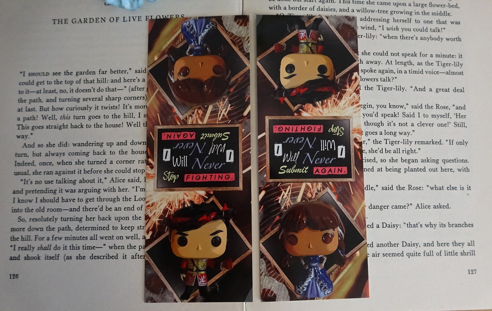 red queen bookmark quote print etsy
