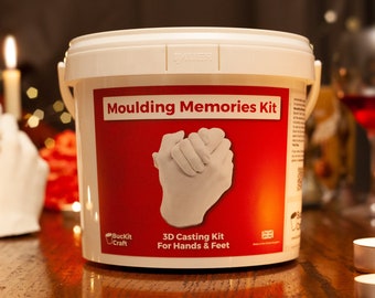 Adult Hand Casting Kit - Moulding Memories Kit | DIY hand moulding, Romantic Gift | Date Night Activity | Craft Activity | Mothers Day Gift