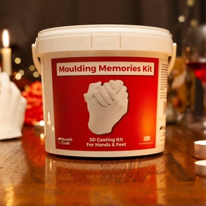 Handguss Kit zum modellieren - Erinnerungs Kit | DIY Handformteil, romantisches Geschenk | Datum Nacht Aktivität | Basteln | Muttertagsgeschenk