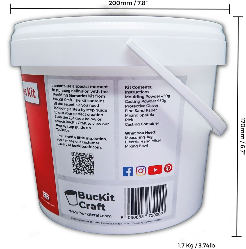 Adult Hand Casting Kit Moulding Memories Kit DIY Hand Etsy UK