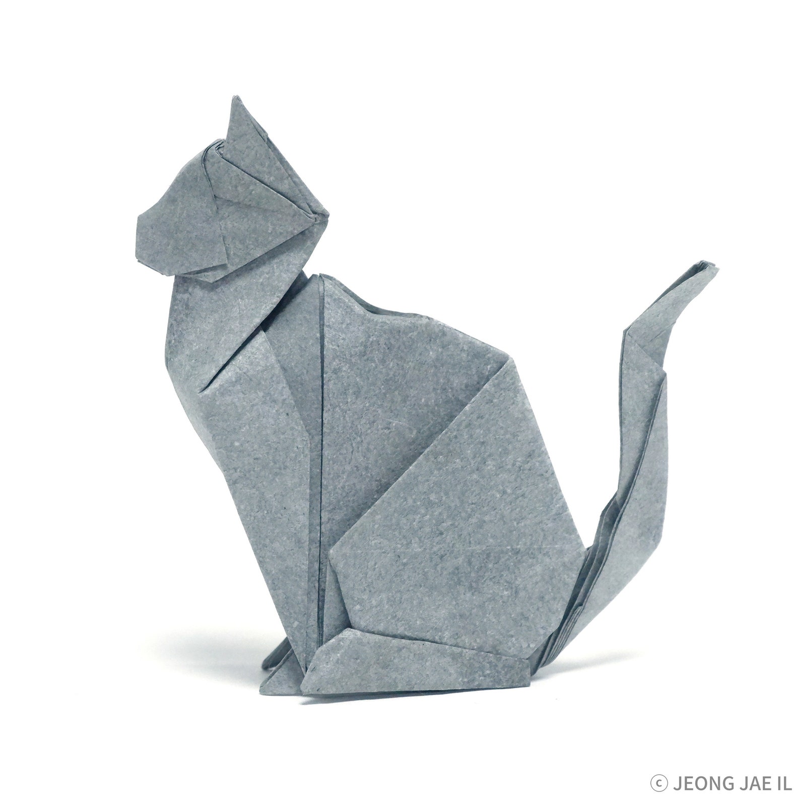 Origami Tutorial How to Fold Cat Etsy