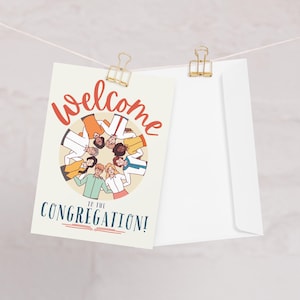 Welcome to the Congregation Greeting Card