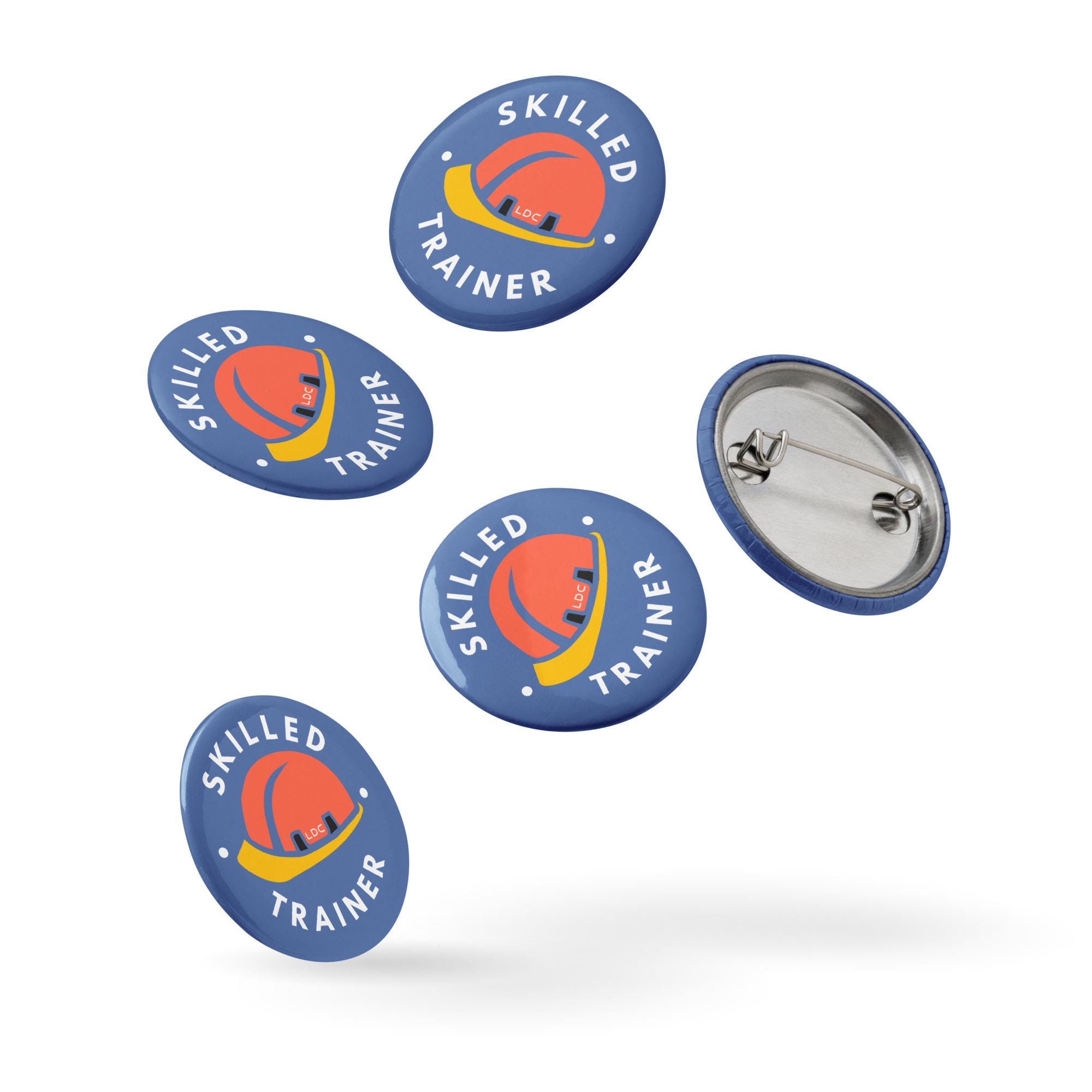 Personal Trainer Button LDC Skilled Trainer Pin Buttons - Qty 5 - Etsy