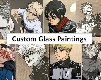 Custom Glass Painting (8x10)
