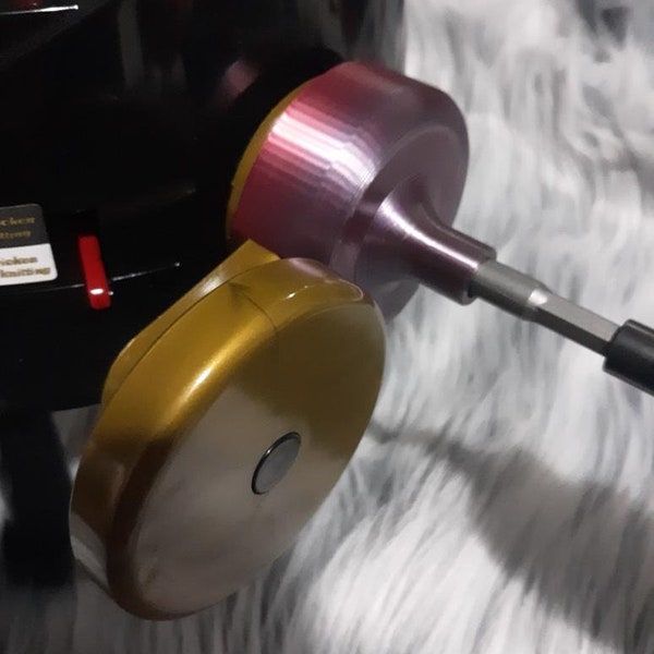Adaptador de manivela para máquina de tejer, destornillador Rainbow Addi Power