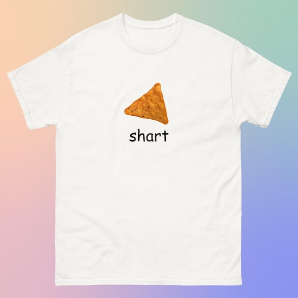 Shart Chip Dorito, lustiges Meme Shirt, ironisches Shirt, Weirdcore Kleidung, Shirt Witz Geschenk, Seltsam spezifisch, Unhinged Shirt, verflucht