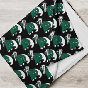 Tulane University Green Wave Throw Blanket: NCAA Dorm Decor (50x60)