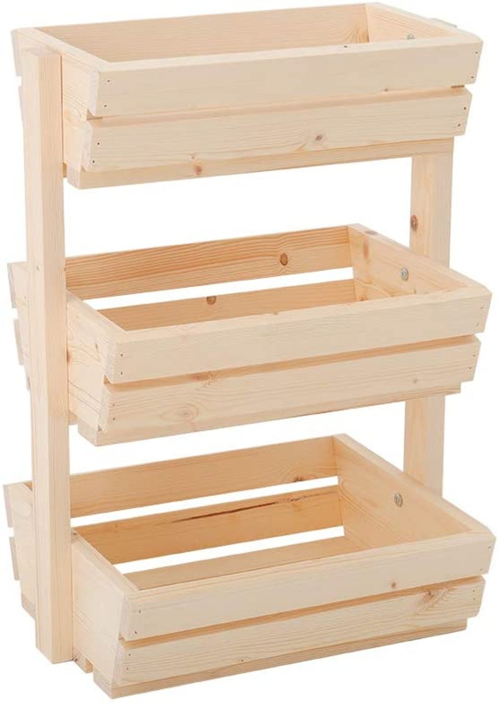 Wooden Fruit Basket Vegetable Fruit Holder Detachable Fruit Etsy