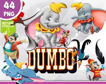 Party Dumbo Clipart Etsy