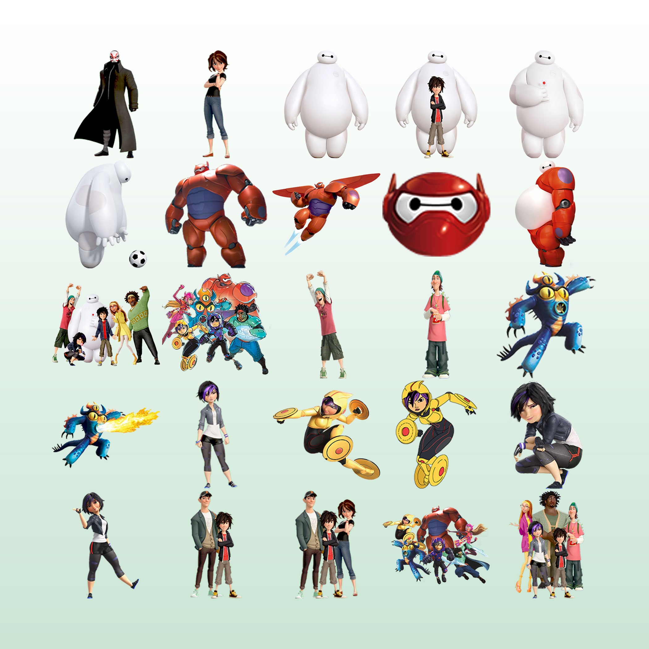 Big Hero 6 Clipart Big Hero 6 PNG Big Hero Clip Art Png | Etsy