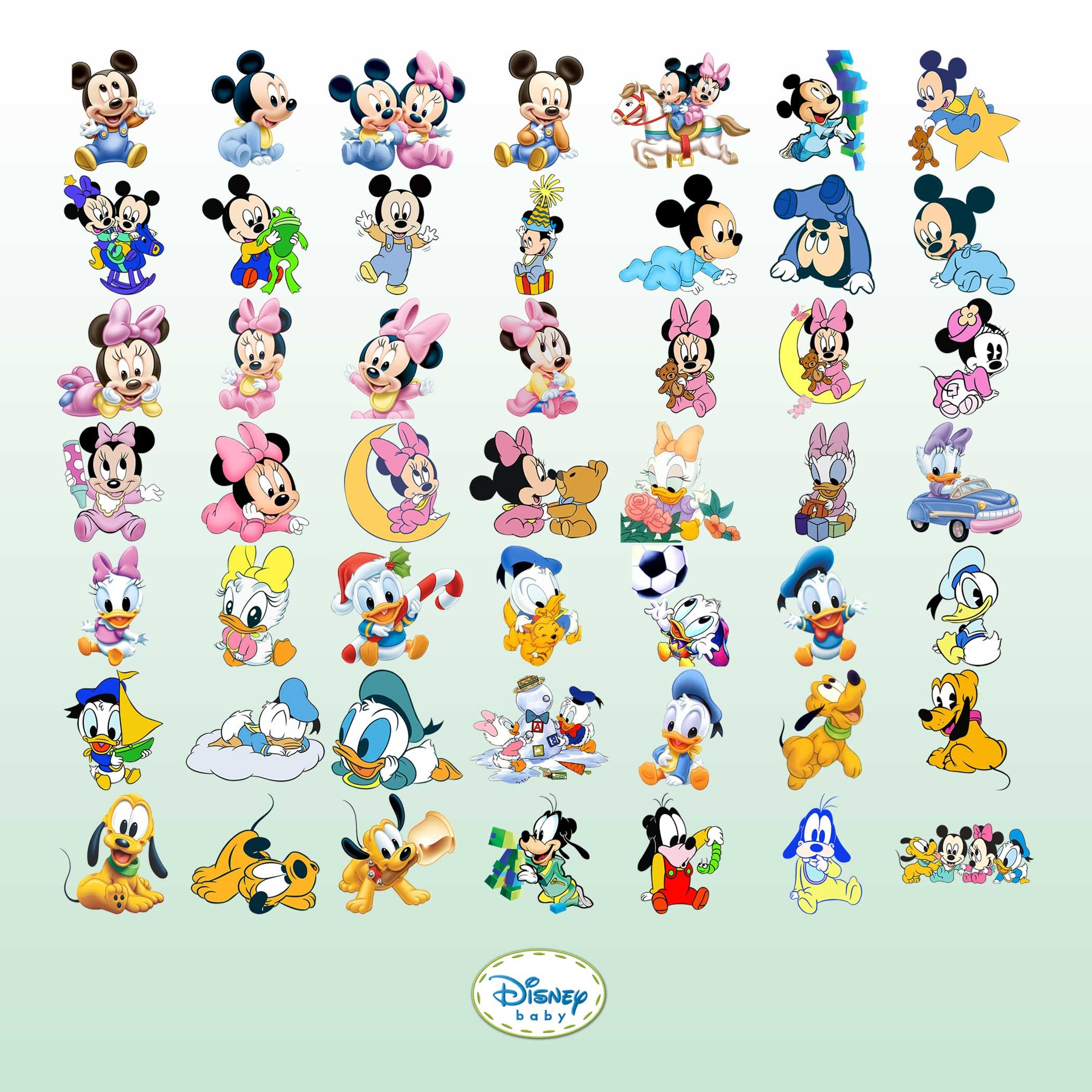 Disney Baby Clipart Disney Baby PNG Disney Baby Clip Art Png Etsy
