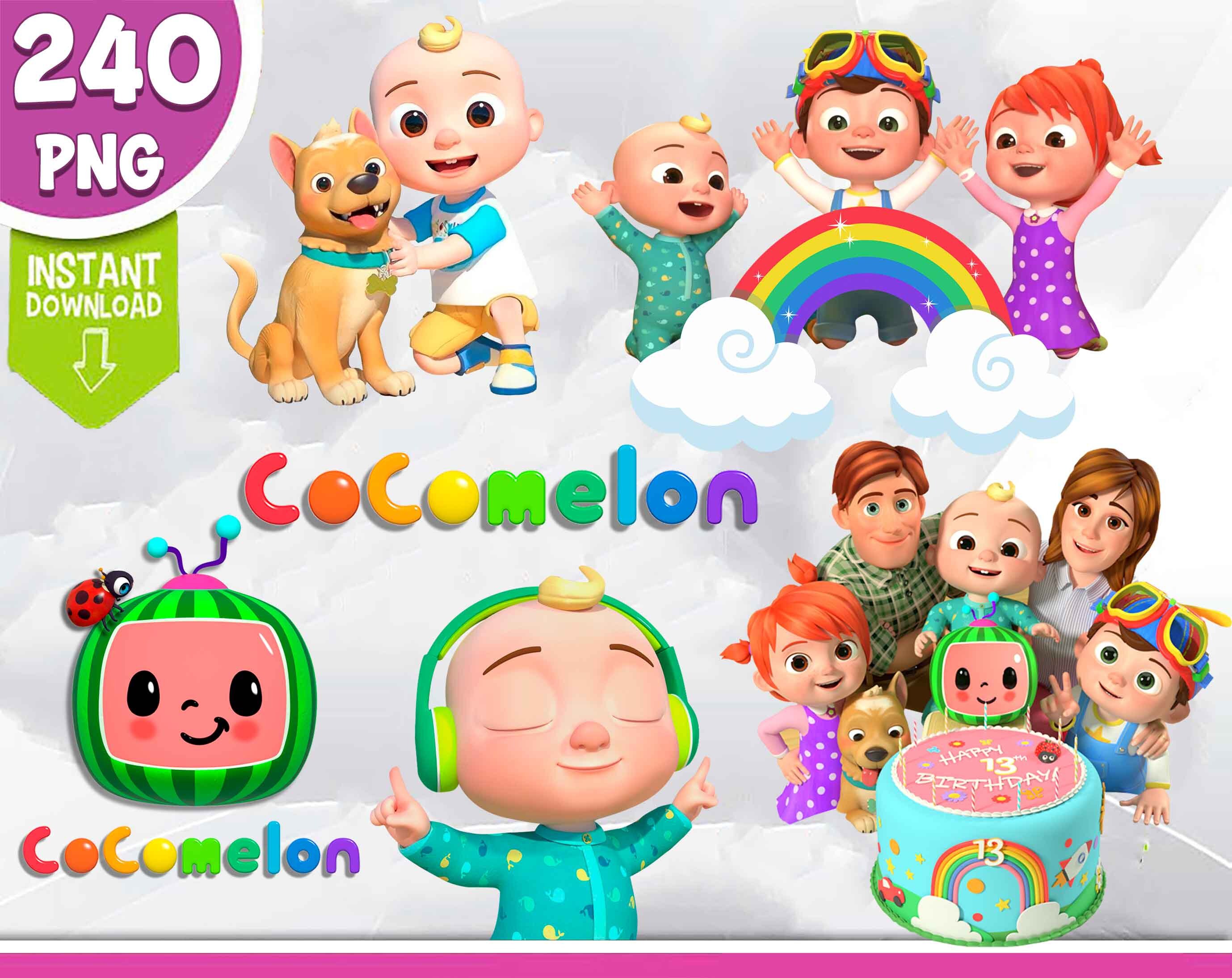 Cocomelon and friends Clipart Cocomelon clipart png cocomelon | Etsy