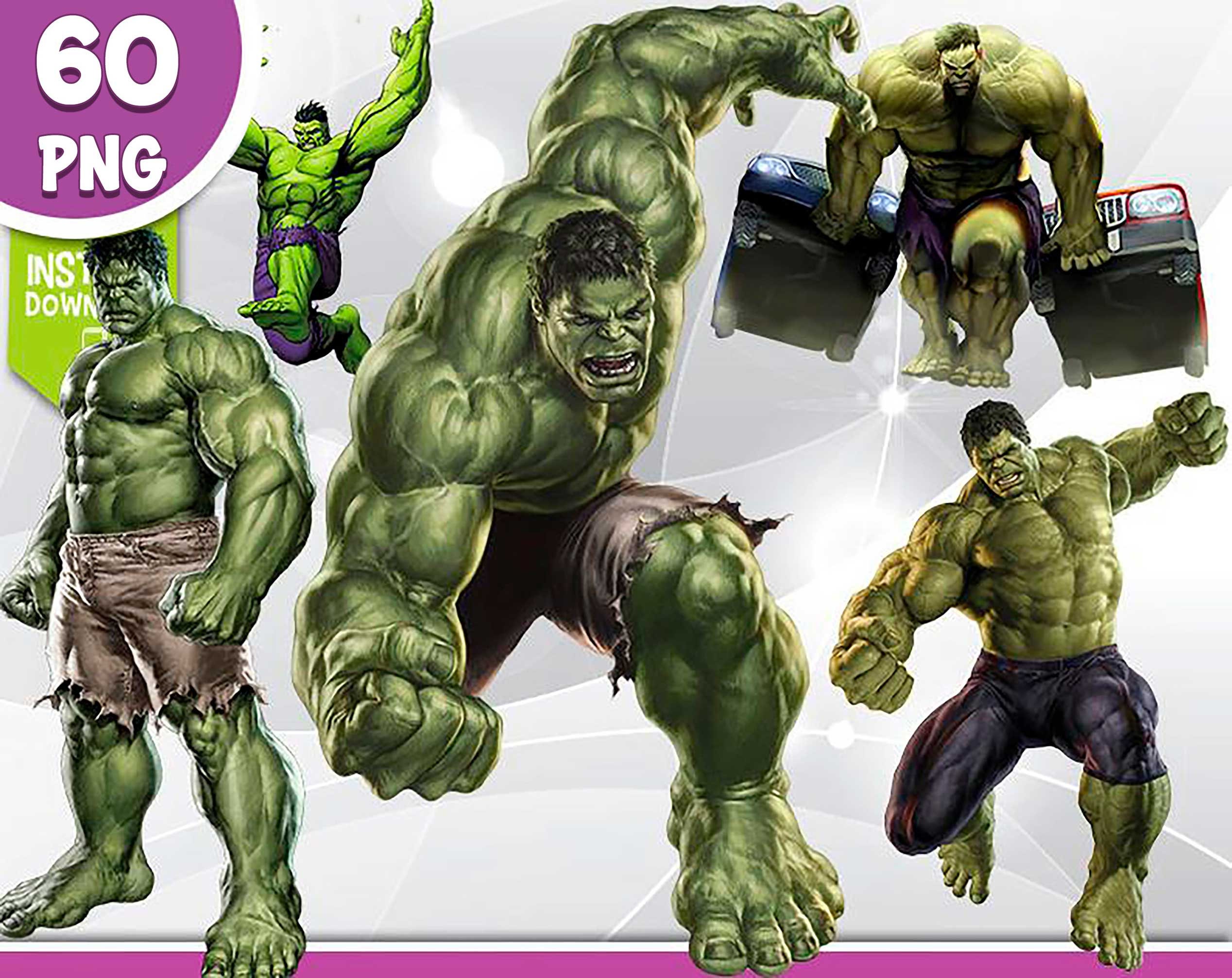 Incredible Hulk Clipart Incredible Hulk PNG Hulk Clip Art Png Etsy