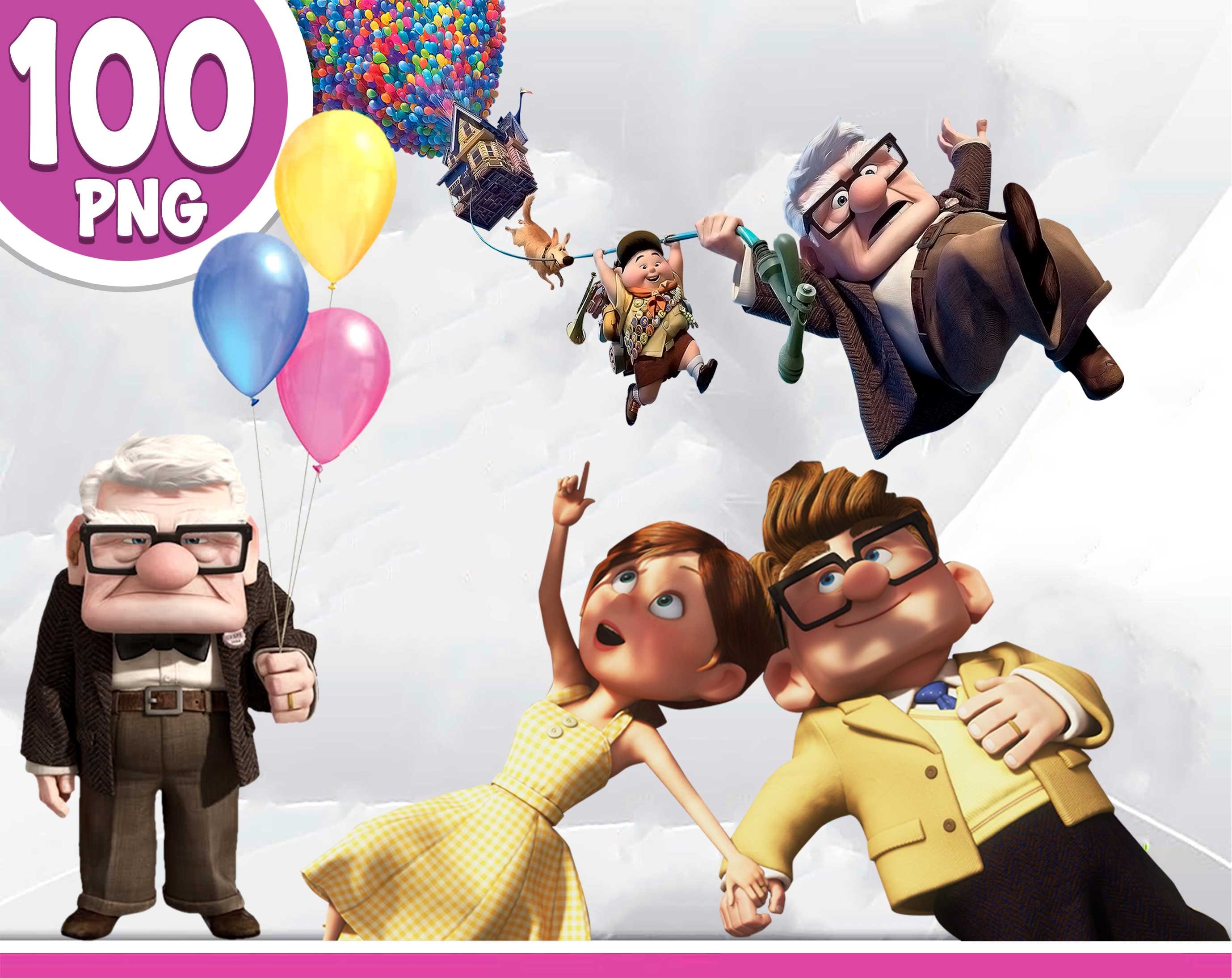 Up Pixar Clipart Up Pixar PNG Up Clipart Up png UpPixar | Etsy
