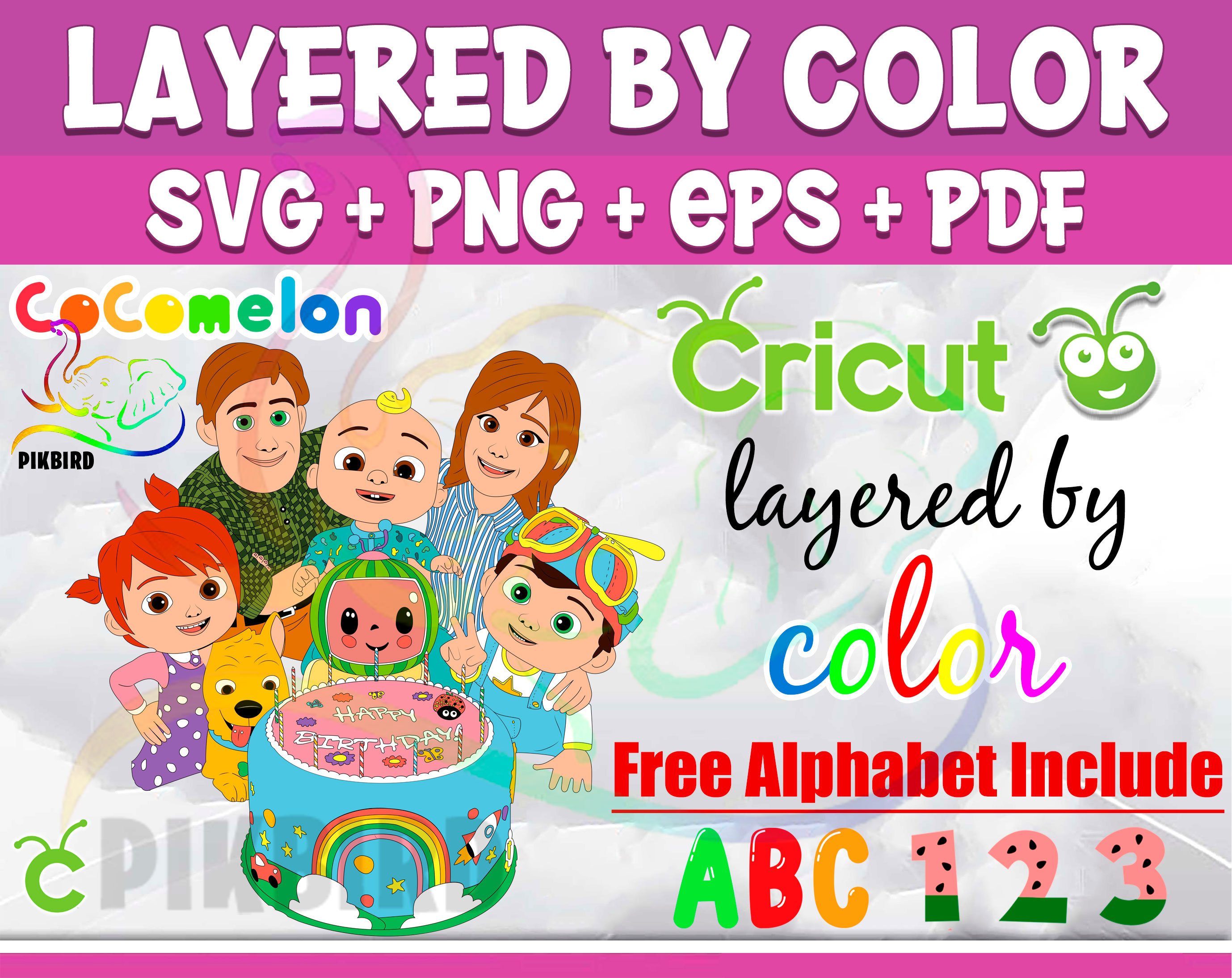 Free Free Cocomelon Birthday Svg Free 734 SVG PNG EPS DXF File
