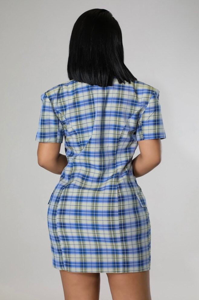 ワンピース Karen check mini dress M Karen Mini Dress - Burgundy – WickedFash