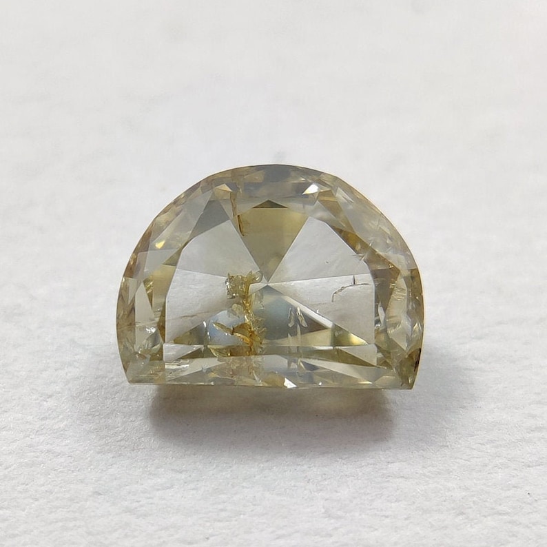 1.04 CT HALF MOON fancy shape diamond fancy color diamond natural diamond loose diamond