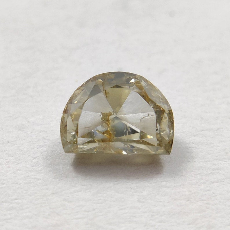 1.04 CT HALF MOON fancy shape diamond fancy color diamond natural diamond loose diamond