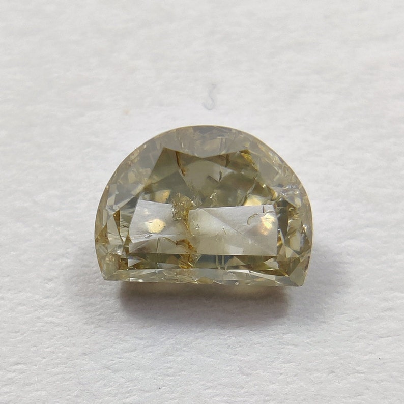 1.04 CT HALF MOON fancy shape diamond fancy color diamond natural diamond loose diamond