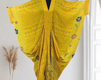 Geüpcycleerde sari-kaftan, zonneschijn