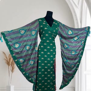 Goddess sleeve dress/robe