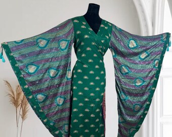 Goddess sleeve dress/robe