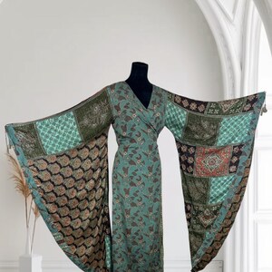 Goddess sleeve dress/robe