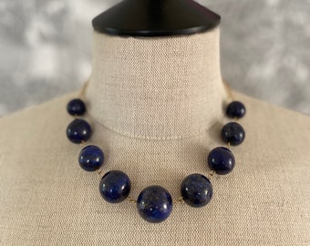 Lapis on Chain Necklace