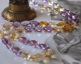 Colorful Amethyst Faceted Necklace