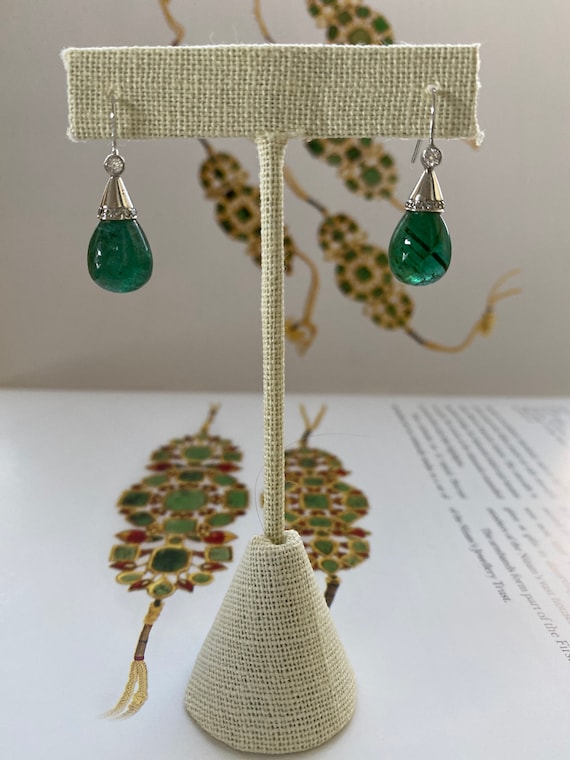 Emerald Drop Earrings