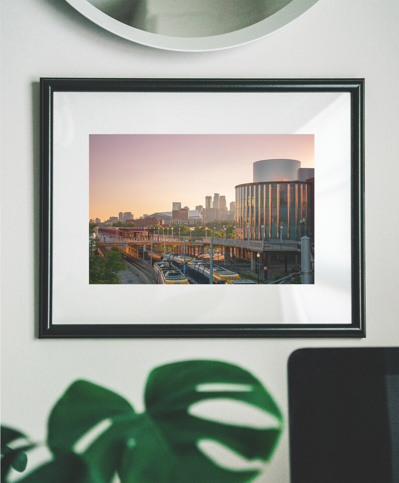 Minneapolis Skyline From the University of Minnesota Wall Art Photo Print Etsy