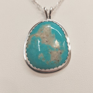 Beautiful blue Turquoise pendant.