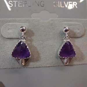 Amethyst earrings
